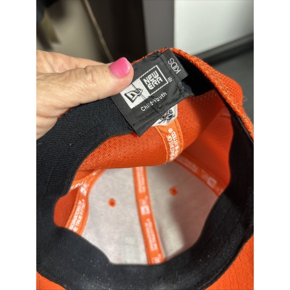 New Era University of Miami Hurricanes Hat Children's Orange - Picture 9 of 10